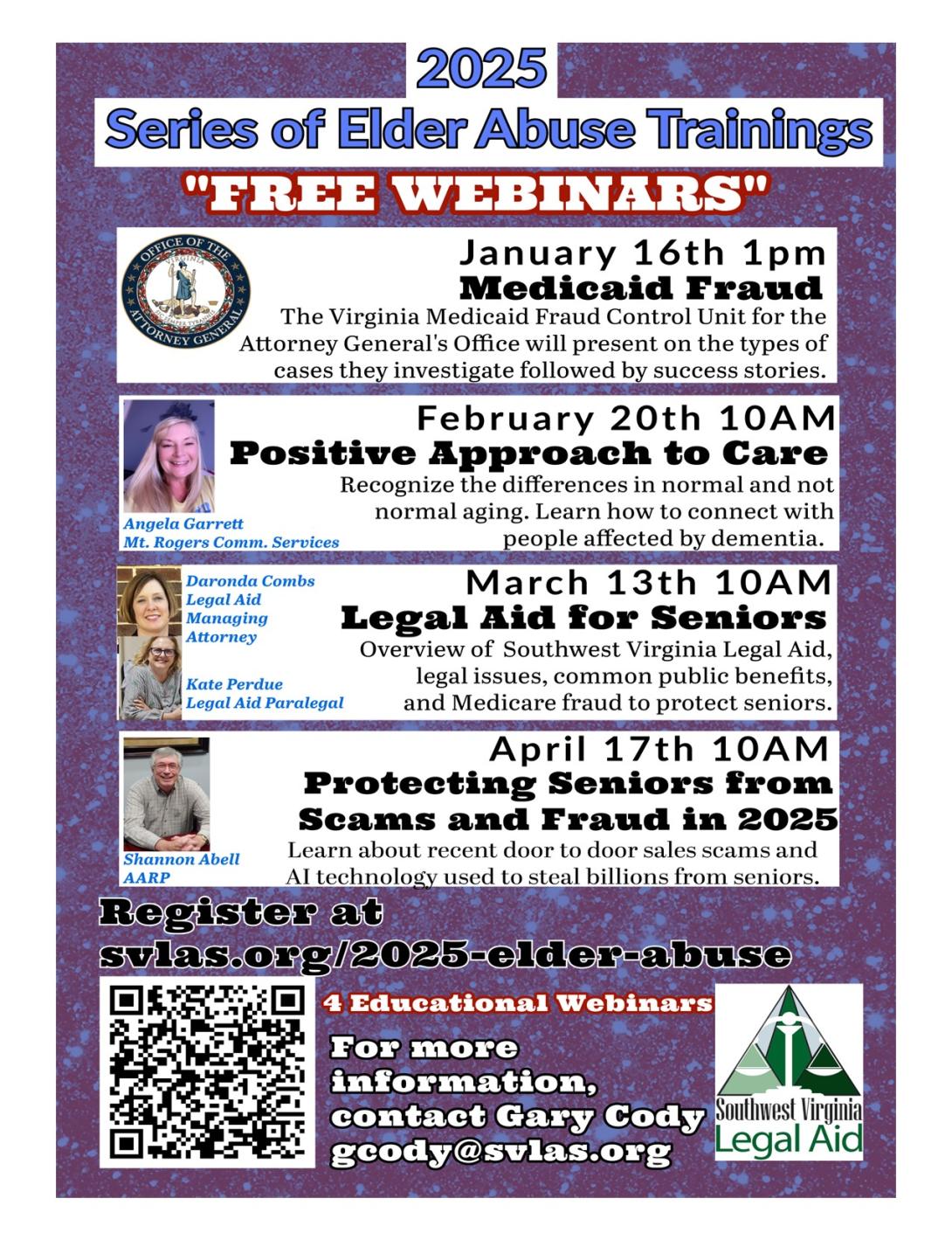 2025 Series of Elder Abuse Trainings VirginiaNavigator